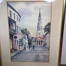 Framed emerson watercolor for sale  Martinsville