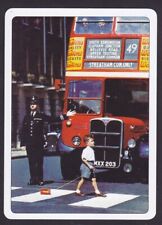 Cartão de jogo único London nº 49 vermelho duplo andar ônibus e policial homem comprar usado  Enviando para Brazil
