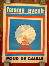 Affiche politique ancienne d'occasion  Toulon-