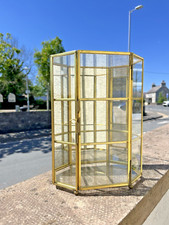 TOP DE MESA OU PAREDE VIDRO ESPELHADO CURIO ARMÁRIO VITRINE PRATELEIRA SUPORTE ESTOJO comprar usado  Enviando para Brazil