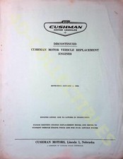 Vintage ephemera cushman for sale  USA
