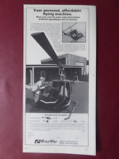 9/1976 PUB ROTORWAY AIRCRAFT SCORPION ULTRA LIGHT HELICOPTER HELICOPTERE AD comprar usado  Enviando para Brazil