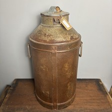 Large galvanised milk for sale  STAFFORD