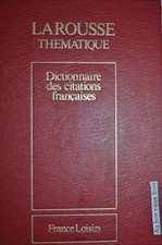 Dictionnaire citations frança d'occasion  France