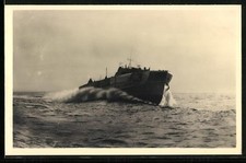 Ak Kriegsmarine, Lancha Rápida Stößt Para Inglés Costa Antes comprar usado  Enviando para Brazil