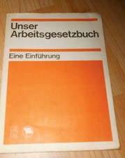 Ddr arbeitsgesetzbuch einführ gebraucht kaufen  Ostseebad Binz