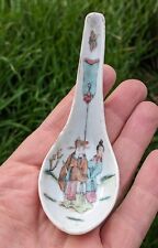 Colher de porcelana chinesa antiga marca e período Tongzhi - Imortal Wu shuang Pu, usado comprar usado  Enviando para Brazil
