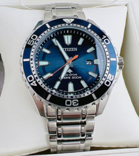 Relógio de mergulho Citizen Promaster masculino mostrador azul pulseira tom prata BN0191-55L comprar usado Relógio de mergulho Citizen Promaster masculino mostrador azul pulseira tom prata BN0191-55L comprar usado  Enviando para Brazil