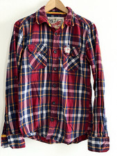 Men superdry check for sale  LONDON