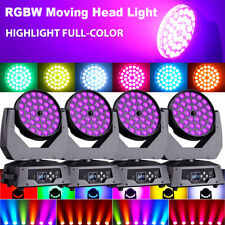 4x 36X18W LED Beam Wash Moving Head Światło sceniczne Zoom RGBW DMX Spot Boże Narodzenie na sprzedaż  Wysyłka do Poland