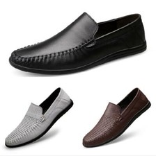Sapatos de condução mocassins masculinos oco mocassim slip on conforto moda sem salto novo comprar usado  Enviando para Brazil