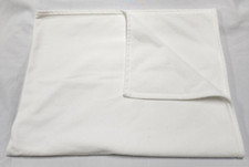 Cobertor de bebê de lã macio branco sólido taco de ninar vintage segurança Lovey 30x40" comprar usado  Enviando para Brazil