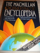 Macmillan compact encyclopedia for sale  UK