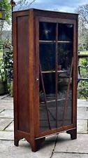 antique oak display cabinets for sale  ABERGAVENNY