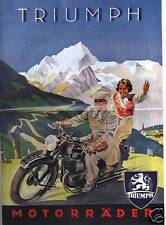 Triumph 1938 prospekt gebraucht kaufen  Kranichfeld