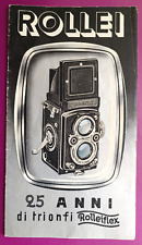 Rolleiflex brochure pubblicita usato  Italia