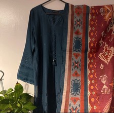Piece teal navy for sale  KEIGHLEY