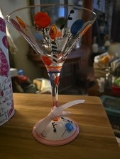 Birthday martini glass for sale  Carson City