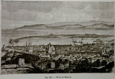 Stampa antica porto usato  Velletri