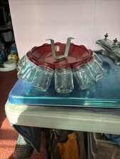 Usado, Organizador de 12 frascos rotativo vintage rack de peças para parafusos, pregos, etc. comprar usado  Enviando para Brazil