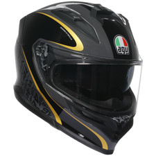 Usado, Capacete de motocicleta AGV K7 Flow 46 preto/cinza/dourado esporte turismo urbano E22.06 comprar usado  Enviando para Brazil