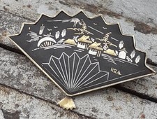 Shakudo brooch 24ct for sale  BOSTON