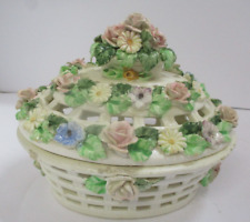 Capodimonte pierced floral for sale  Wallkill