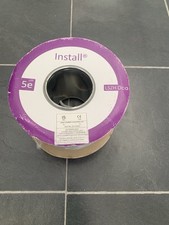 100m cat5e grey for sale  CHELMSFORD
