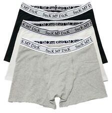 Cueca boxer THUG CLUB SUCK MY DICK TAMANHO P M L PRETA CINZA BRANCA, usado comprar usado  Enviando para Brazil