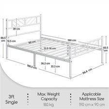 Single size metal for sale  IPSWICH