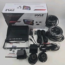 Câmera de backup Pyle DVR câmera de vídeo à prova de intempéries e monitor de 9" para ônibus, caminhão, reboque comprar usado  Enviando para Brazil
