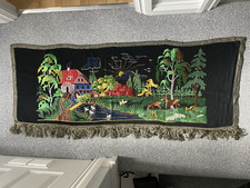 Vintage woven tapestry for sale  TROWBRIDGE