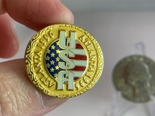 Moeda bandeira olímpica Atlanta formato ouro broche vintage T-2222 comprar usado  Enviando para Brazil