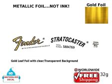 Adesivo de restauração Fender Stratocaster cabeçote de guitarra toboágua 32g comprar usado  Enviando para Brazil