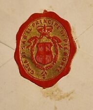 Sigillo ceralacca s.a.r.princi usato  Palermo