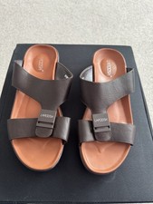 Leather sliders slippers for sale  HARROW