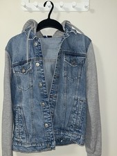Jeansjacke kapuze gebraucht kaufen  Dortmund