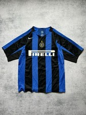 CAMISA DE FUTEBOL INTER MILAN 2004 2005 CASA NIKE VINTAGE MASCULINA TAMANHO G comprar usado  Enviando para Brazil