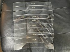 Modelo de régua de curva ferroviária conjunto de 30 com caixa ferramenta de desenho rara vintage, usado comprar usado  Enviando para Brazil