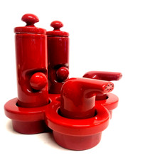 Set condimento ceramica usato  Varallo Pombia