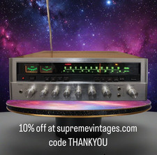 Receptor estéreo SANSUI modelo sete com fono e manuais originais. Totalmente funcional comprar usado  Enviando para Brazil