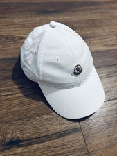 Moncler white cap for sale  WIGAN