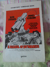 A FISTFUL OF DYNAMITE SERGIO LEONE UK FOLD OUT EXHIBITORS' CAMPAIGN BOOK GOOD/VG segunda mano  Embacar hacia Argentina