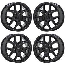 Jantes Chrysler Pacifica Gloss pretas 17" conjunto de fábrica fabricante de equipamento original 2592 TROCA comprar usado  Enviando para Brazil