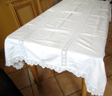 Weiße tischdecke spitze gebraucht kaufen  Deutschland