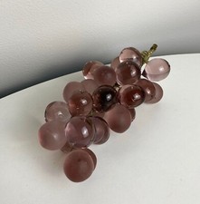 Aglomerados vintage meados do século [uva de vidro soprado à mão] roxo fosco e brilhante comprar usado  Enviando para Brazil