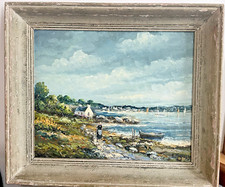 Belle marine huile d'occasion  Enghien-les-Bains