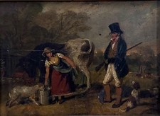 C1800 oil panel for sale  PETWORTH