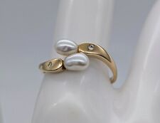 Perlen brillant ring gebraucht kaufen  Kiel