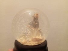 Snow globe wolf for sale  LIVERPOOL